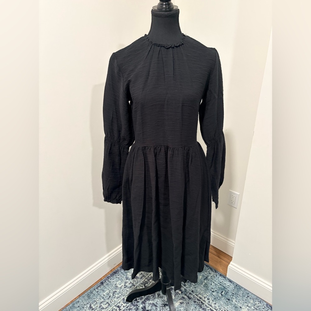Chic Black Long Sleeve Dress